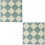 2Pcs Decorative Mini Floorboards Green Retro Doll House Flooring 5