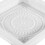 2Pcs White Concrete Stepping Stone Molds for Garden Pathway Pavement 6