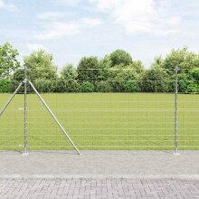 Berkfield Fence Post Galvanized 50 x 1.4 m Steel
