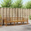 Berkfield Outdoor Sofa Set 3 pcs Natural Solid Acacia Wood 1