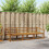Berkfield Outdoor Sofa Set 3 pcs Natural Solid Acacia Wood 1