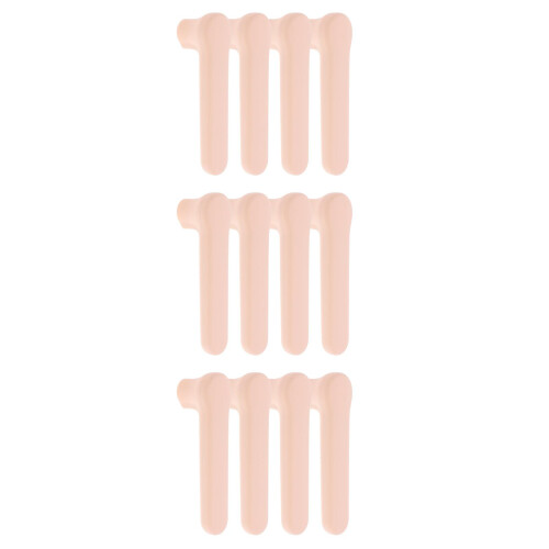 12Pcs Beige Silicone Door Handle Covers High Elastic Cabinet Protector 2
