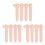 12Pcs Beige Silicone Door Handle Covers High Elastic Cabinet Protector 7