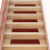 Berkfield Stair Mats Self-adhesive 30 pcs 76x20 cm Bordeaux Red Rectangular 1