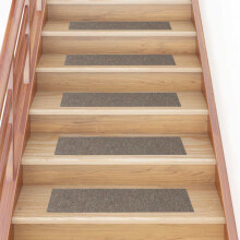 Berkfield Stair Mats Self-adhesive 30 pcs 76x20 cm Beige Rectangular