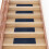 Berkfield Stair Mats Self-adhesive 30 pcs 60x25 cm Navy Rectangular 1