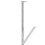 4 Height Adjustable Table Legs Chrome 1100 mm 2