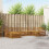 Berkfield Outdoor Sofa Set 6 pcs Natural Solid Acacia Wood 1
