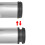4 Height Adjustable Table Legs Chrome 1100 mm 3
