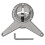 4 Height Adjustable Table Legs Chrome 1100 mm 4