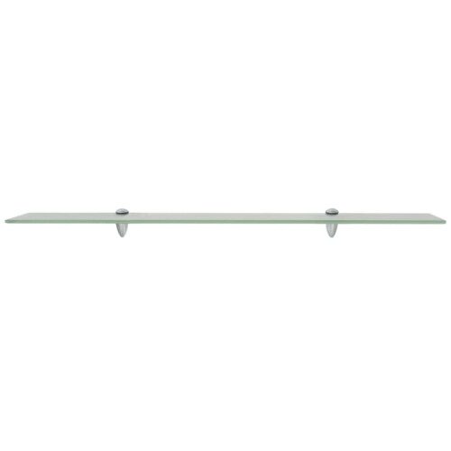 Berkfield Floating Shelf Glass 90x10 cm 8 mm 1