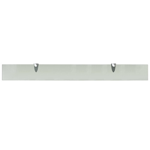 Berkfield Floating Shelf Glass 90x10 cm 8 mm 2