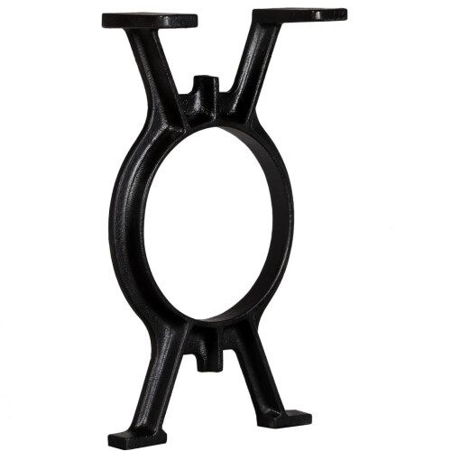 Berkfield Bench Legs 2 pcs O-Frame Cast Iron 1