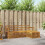 Berkfield Outdoor Sofa Set 4 pcs Natural 1