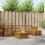 Berkfield Outdoor Sofa Set 6 pcs Natural 1