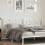 Berkfield Metal Replace Headboard White 193 cm 1