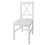 Berkfield Dining Chairs 4 pcs White Pinewood 2