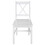 Berkfield Dining Chairs 4 pcs White Pinewood 3