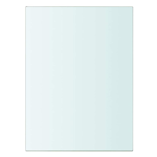 Berkfield Shelf Panel Glass Clear 20x15 cm 1