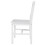 Berkfield Dining Chairs 4 pcs White Pinewood 4