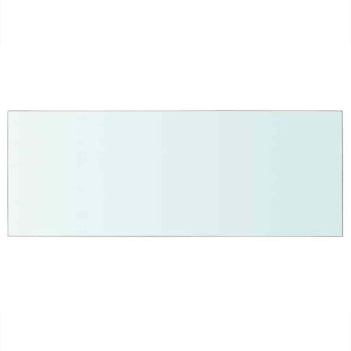 Berkfield Shelf Panel Glass Clear 60x25 cm 1