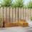 Berkfield Outdoor Sofa Set 4 pcs Natural 1