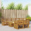 Berkfield Sofa Sets 9 pcs Natural Solid Acacia Wood 1