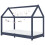 Berkfield Kids Bed Frame Grey Solid Pine Wood 80x160 cm 3