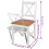 Berkfield Dining Chairs 4 pcs White Pinewood 5