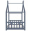 Berkfield Kids Bed Frame Grey Solid Pine Wood 90x200 cm 5