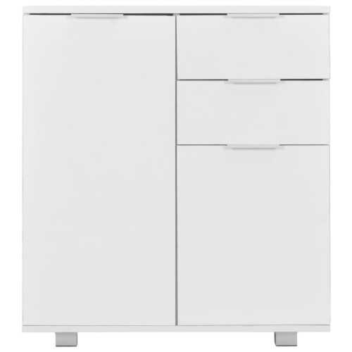 Berkfield Sideboard High Gloss White 71x35x80 cm Engineered Wood 2