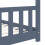 Berkfield Kids Bed Frame Grey Solid Pine Wood 90x200 cm 7