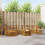 Berkfield Outdoor Sofa Set 8 pcs Natural Solid Acacia Wood 1