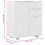 Berkfield Sideboard High Gloss White 71x35x80 cm Engineered Wood 9