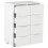Berkfield Sideboard High Gloss White 60x35x80 cm Engineered Wood 6