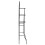 Berkfield Toilet Rack Black 60x33x174 cm 3