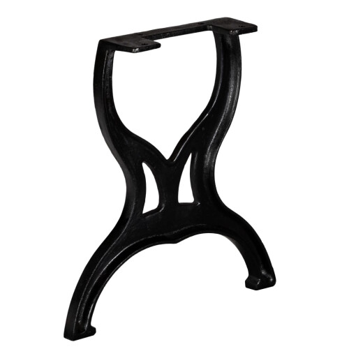 Berkfield Bench Legs 2 pcs X-Frame Cast Iron 1