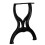 Berkfield Bench Legs 2 pcs X-Frame Cast Iron 3