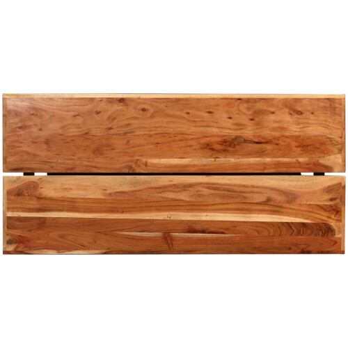 Berkfield Bar Table Solid Acacia Wood 150x70x107 cm 2