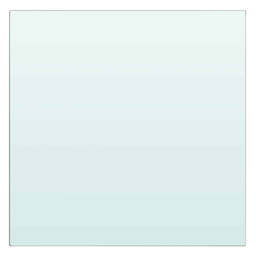 Berkfield Shelf Panel Glass Clear 30x30 cm 1