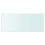 Berkfield Shelf Panel Glass Clear 70x30 cm 2
