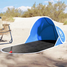 Berkfield Beach Tent Azure Blue Pop-up Waterproof