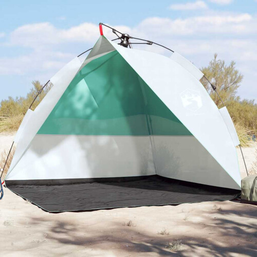 Berkfield Beach Tent Sea Green Quick Release Waterproof