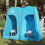 Berkfield Privacy Tent Blue Pop-up Waterproof 1