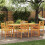 Berkfield Garden Dining Set 7 pcs Brown Solid Acacia Wood 1
