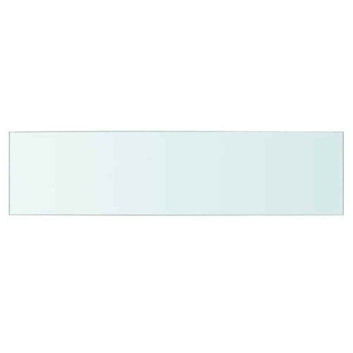 Berkfield Shelf Panel Glass Clear 60x15 cm 1
