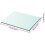 Berkfield Shelf Panel Glass Clear 20x25 cm 3