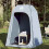 Berkfield Privacy Tent Grey Quick Release Waterproof 1