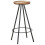 Berkfield Bar Stools 4 pcs Solid Reclaimed Wood 2
