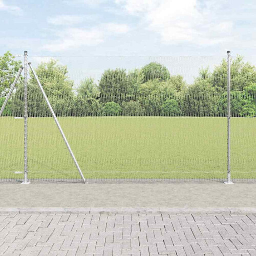 Berkfield Fence Post Silver